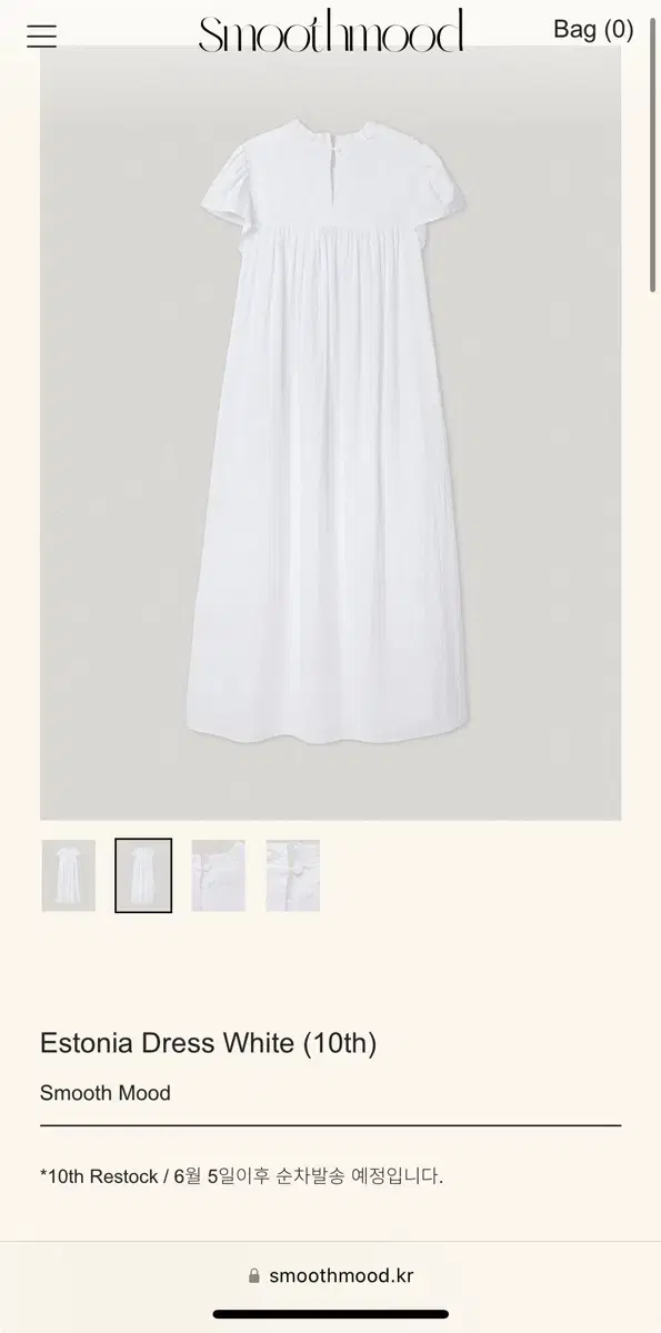smoothmood Estonia Dress White ワンピース smoothmood Estonia Dress White ワンピース White Office